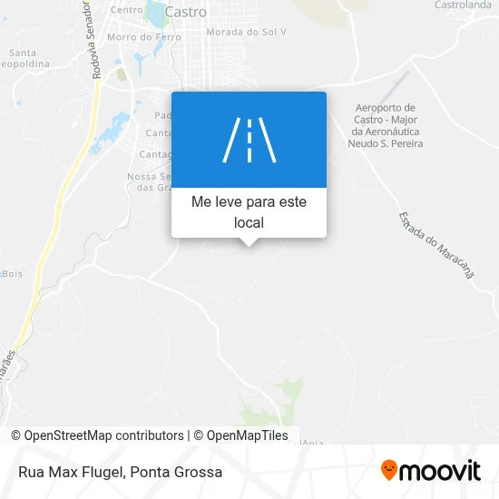 Rua Max Flugel mapa
