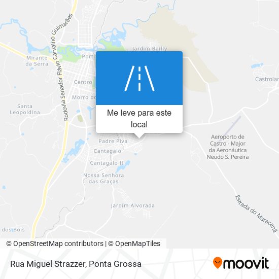 Rua Miguel Strazzer mapa