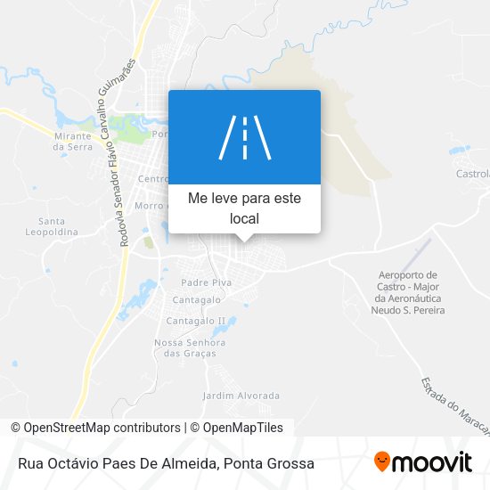 Rua Octávio Paes De Almeida mapa