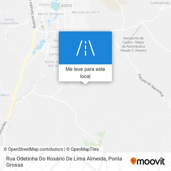 Rua Odetinha Do Rosário De Lima Almeida mapa
