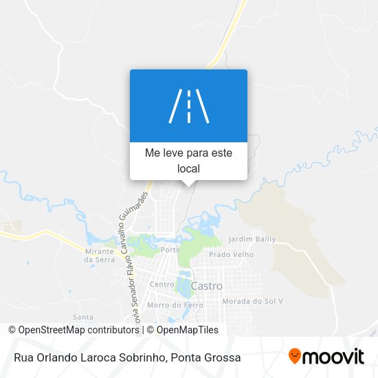 Rua Orlando Laroca Sobrinho mapa