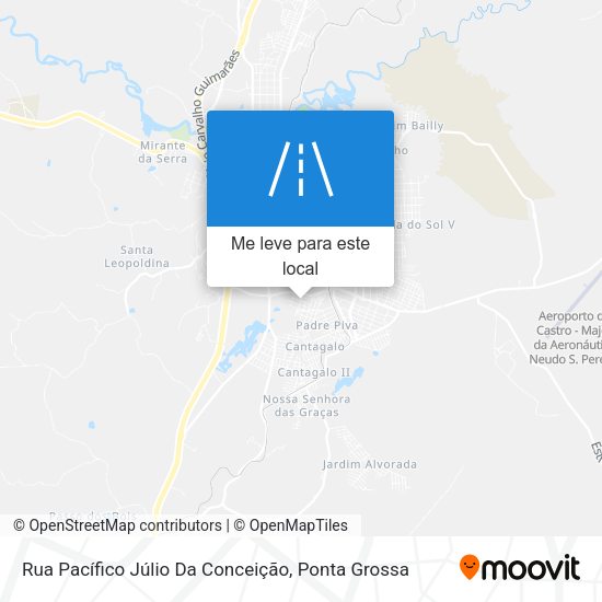Rua Pacífico Júlio Da Conceição mapa