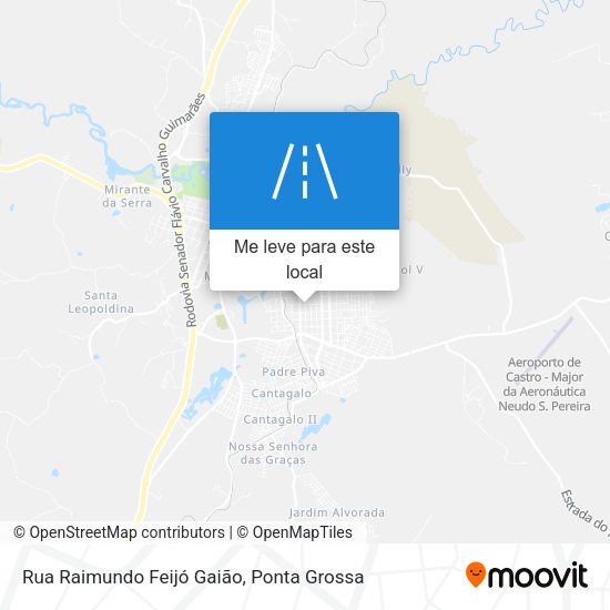 Rua Raimundo Feijó Gaião mapa