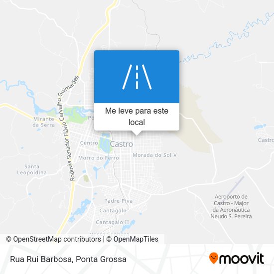 Rua Rui Barbosa mapa