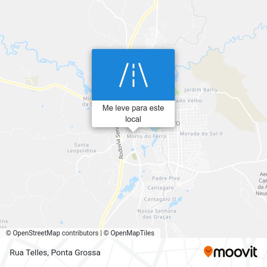 Rua Telles mapa