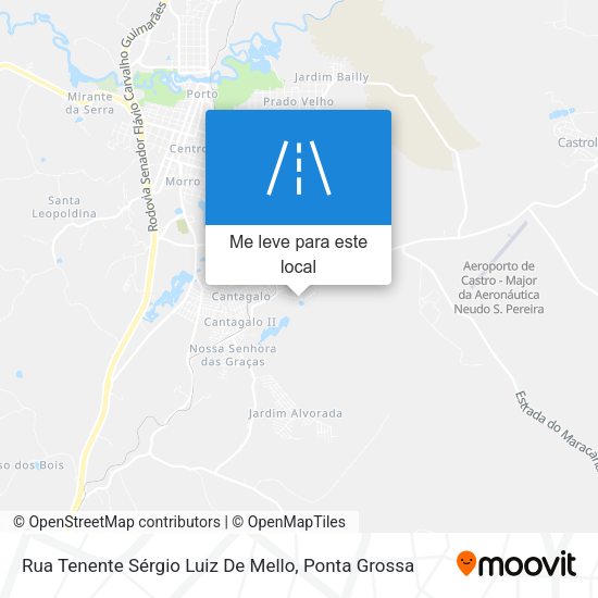Rua Tenente Sérgio Luiz De Mello mapa
