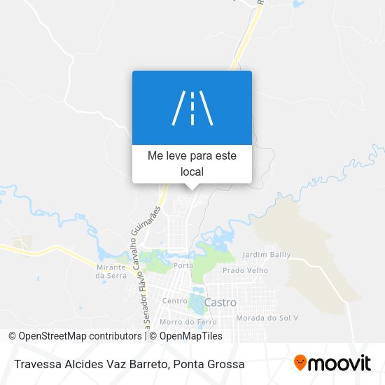 Travessa Alcides Vaz Barreto mapa