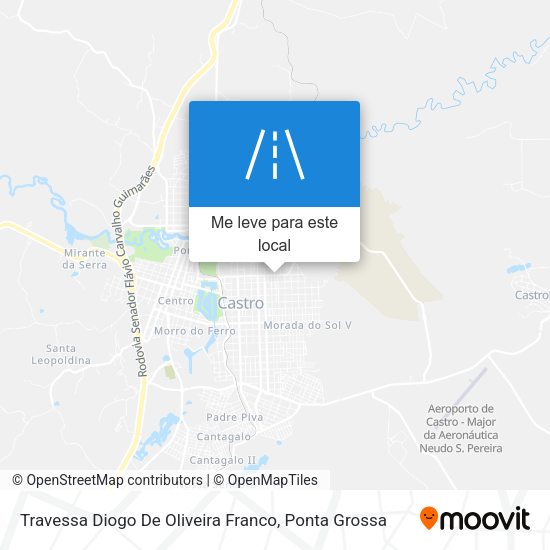 Travessa Diogo De Oliveira Franco mapa