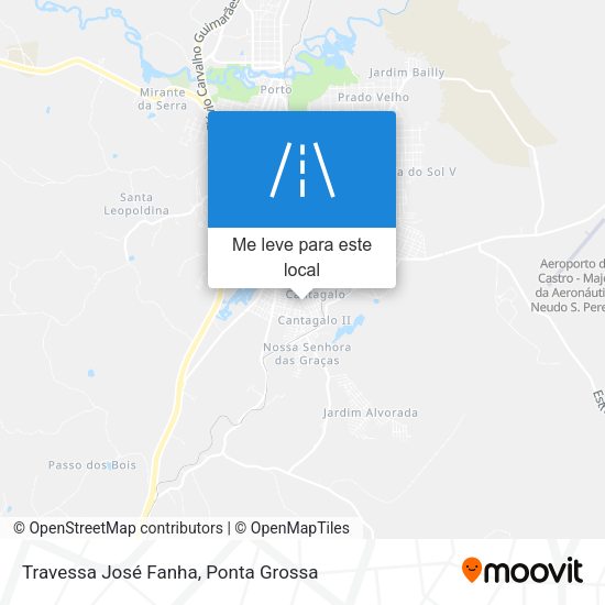 Travessa José Fanha mapa