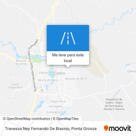 Travessa Ney Fernando De Biassio mapa