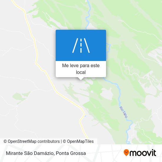 Mirante São Damázio mapa