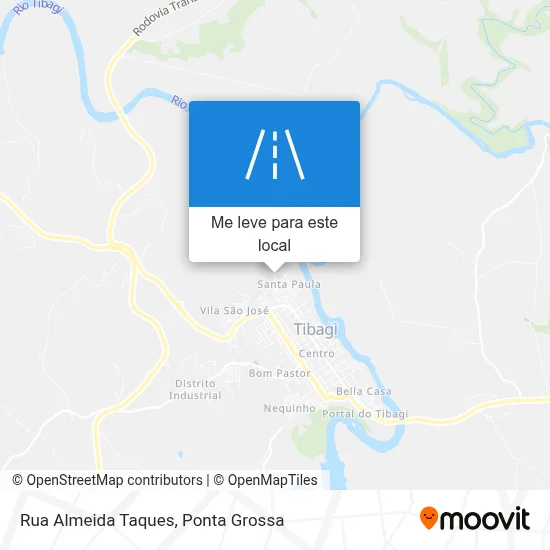 Rua Almeida Taques mapa