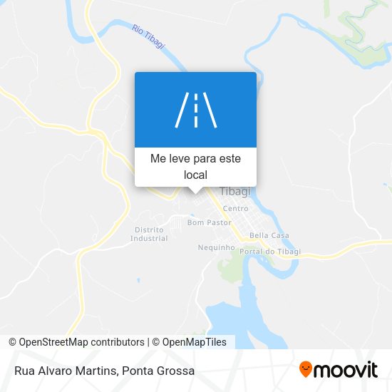 Rua Alvaro Martins mapa