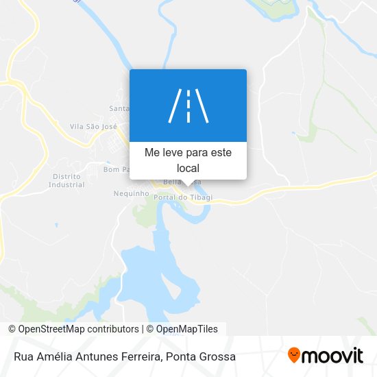 Rua Amélia Antunes Ferreira mapa