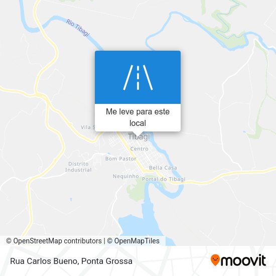 Rua Carlos Bueno mapa