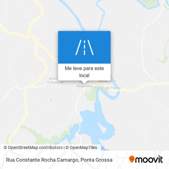 Rua Constante Rocha Camargo mapa