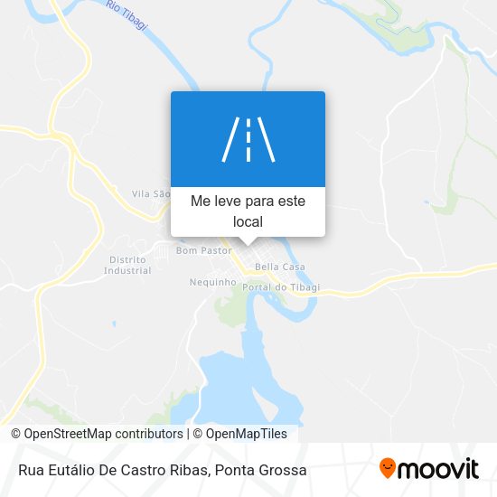 Rua Eutálio De Castro Ribas mapa