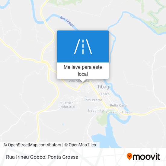 Rua Irineu Gobbo mapa