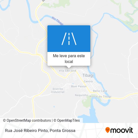 Rua José Ribeiro Pinto mapa