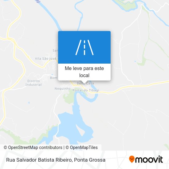 Rua Salvador Batista Ribeiro mapa