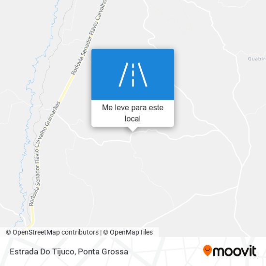 Estrada Do Tijuco mapa