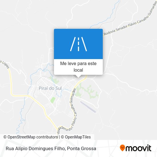 Rua Alípio Domingues Filho mapa