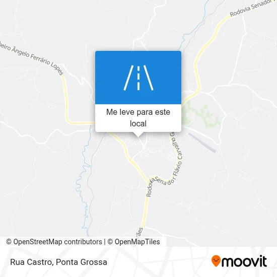 Rua Castro mapa