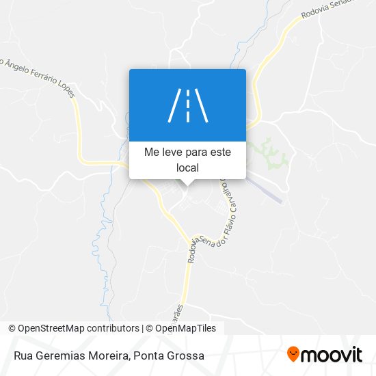 Rua Geremias Moreira mapa