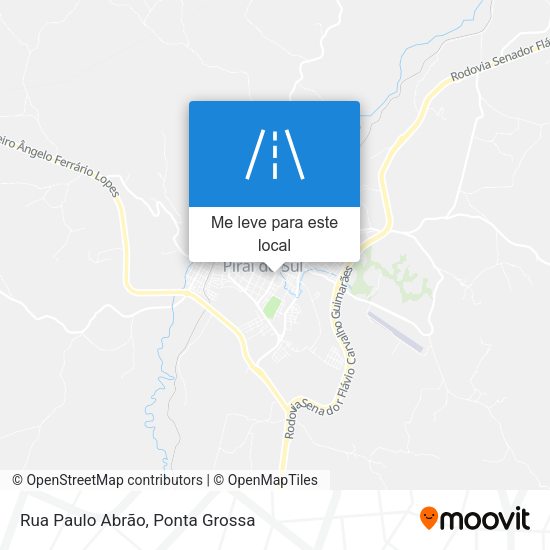 Rua Paulo Abrão mapa