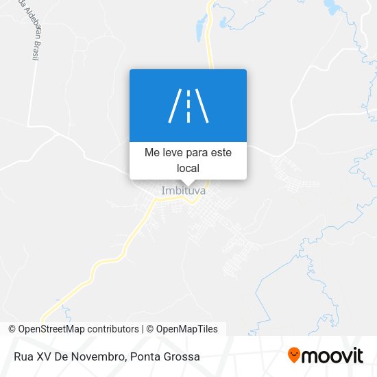 Rua XV De Novembro mapa