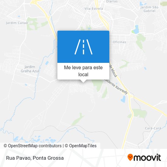 Rua Pavao mapa