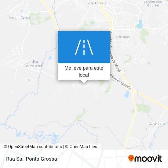 Rua Sai mapa