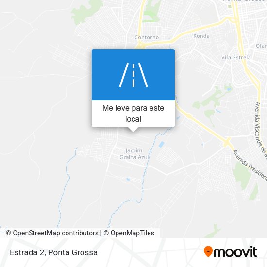 Estrada 2 mapa