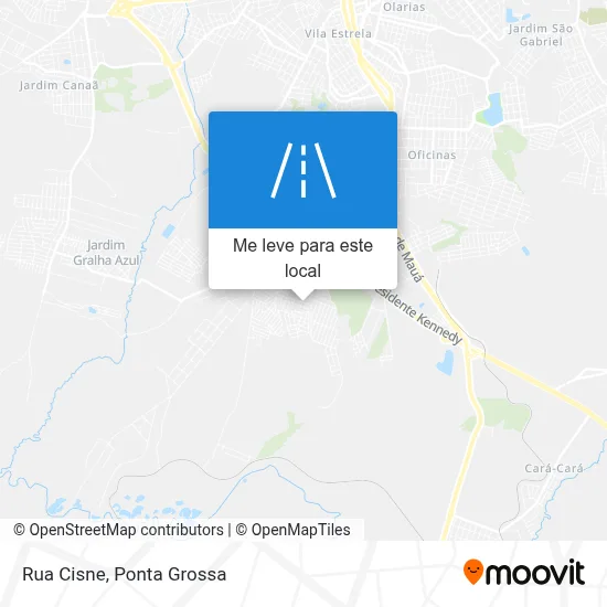 Rua Cisne mapa