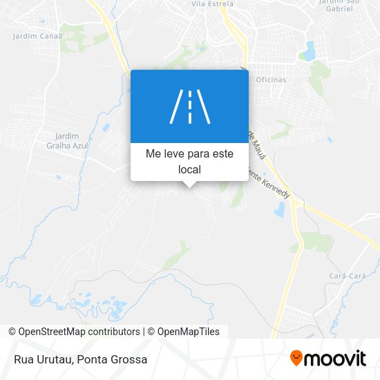Rua Urutau mapa