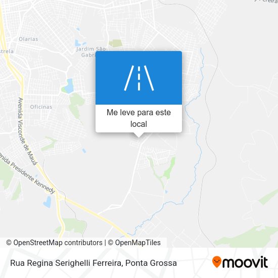 Rua Regina Serighelli Ferreira mapa