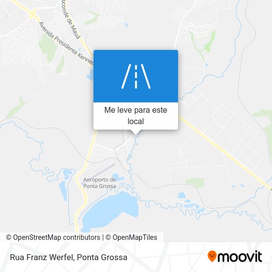 Rua Franz Werfel mapa