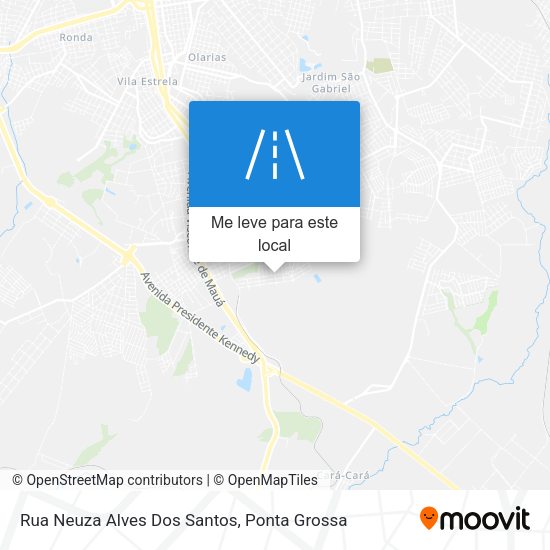 Rua Neuza Alves Dos Santos mapa