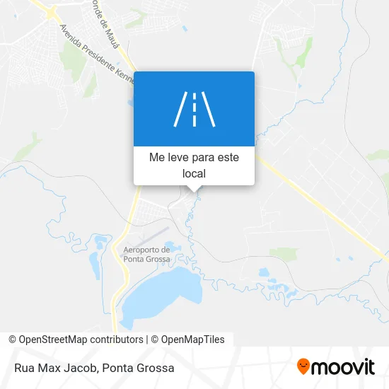 Rua Max Jacob mapa