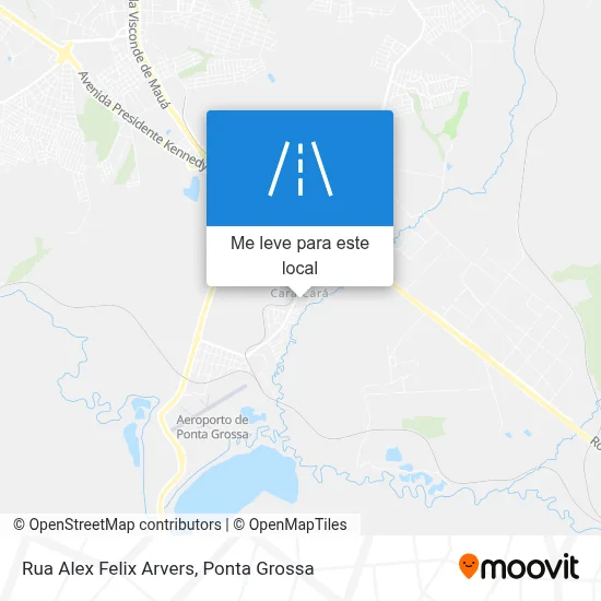 Rua Alex Felix Arvers mapa