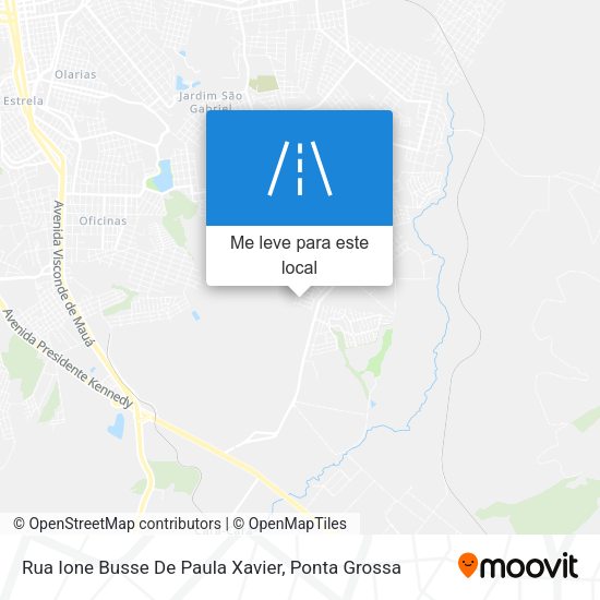 Rua Ione Busse De Paula Xavier mapa