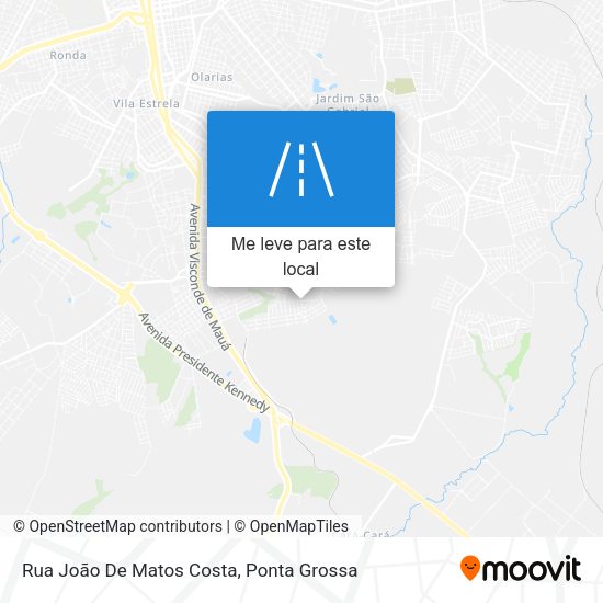 Rua João De Matos Costa mapa