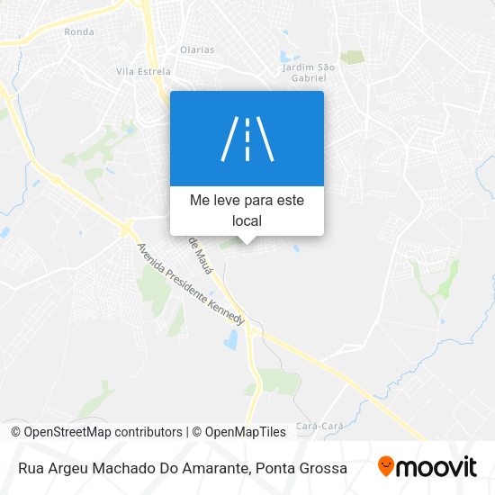 Rua Argeu Machado Do Amarante mapa