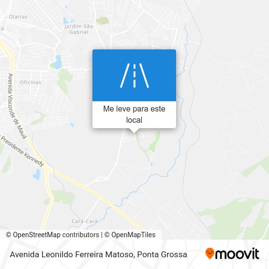 Avenida Leonildo Ferreira Matoso mapa