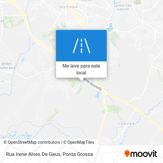 Rua Irene Alves De Geus mapa