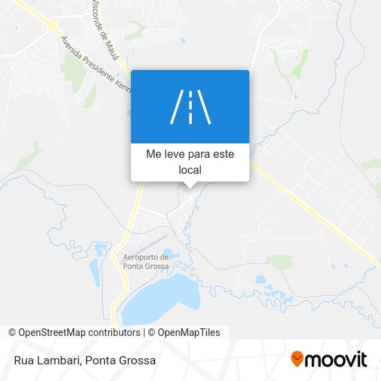 Rua Lambari mapa