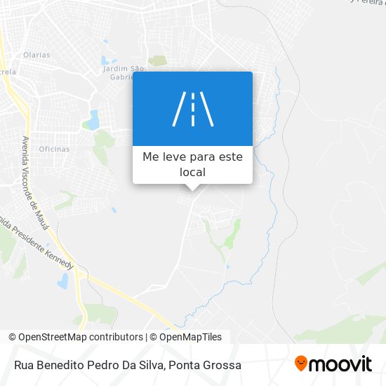 Rua Benedito Pedro Da Silva mapa