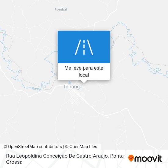 Rua Leopoldina Conceição De Castro Araújo mapa