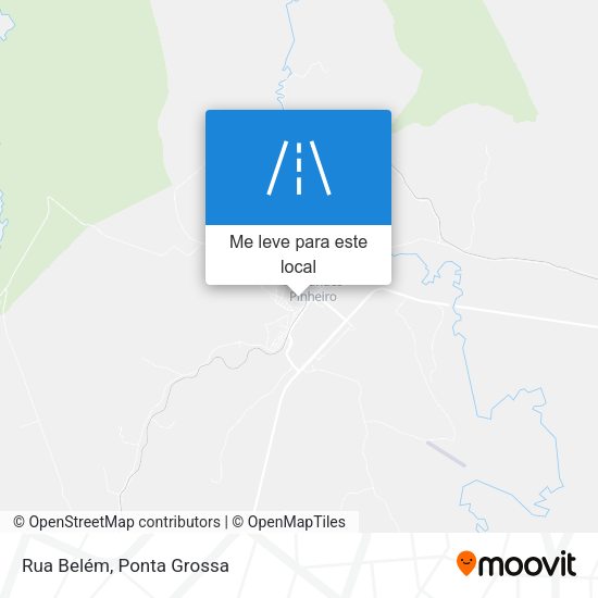 Rua Belém mapa