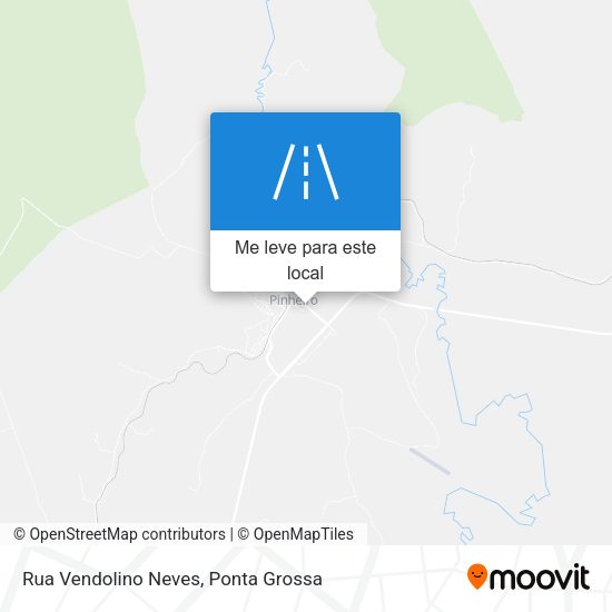 Rua Vendolino Neves mapa